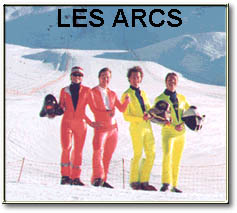 Les Arcs, France - world famous speed ski track