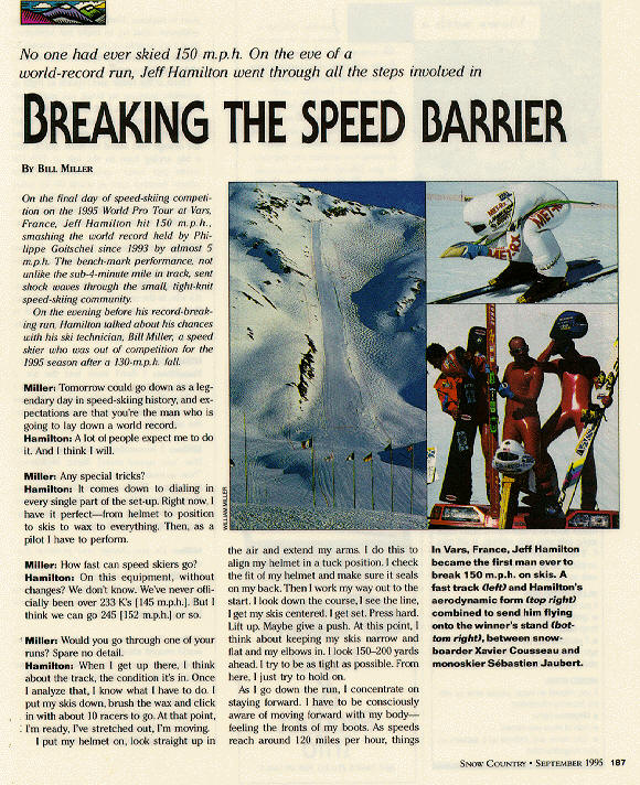 Snow Country article by Bill Miller