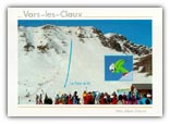 Vars France postcard of track
